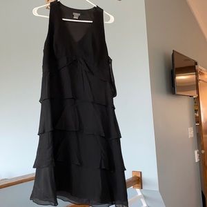 Black cocktail dress -  Ann Taylor